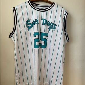 Portland Sea Dogs Pinstripe basketball Jersey Tank
